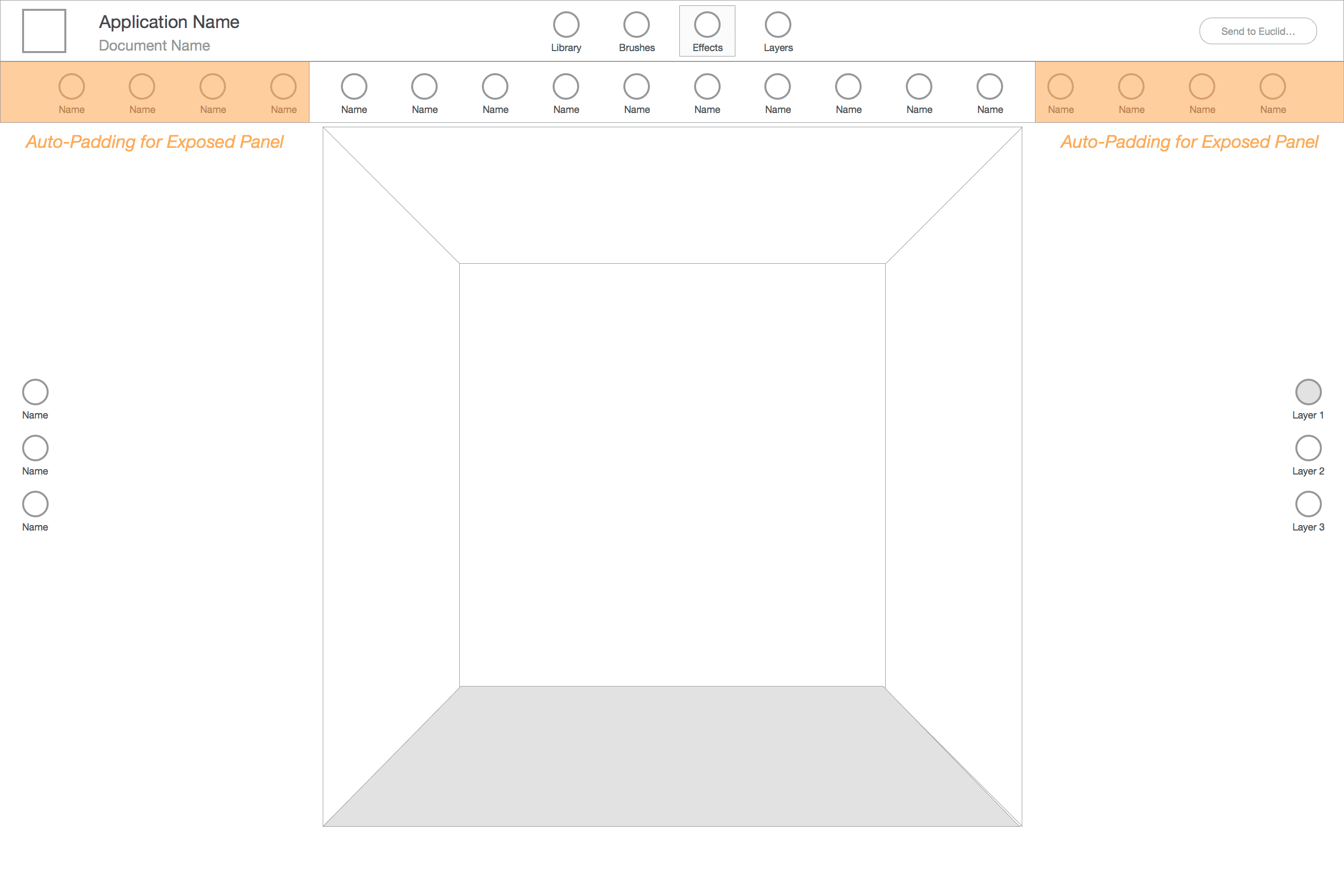 Filter Bar scroll area