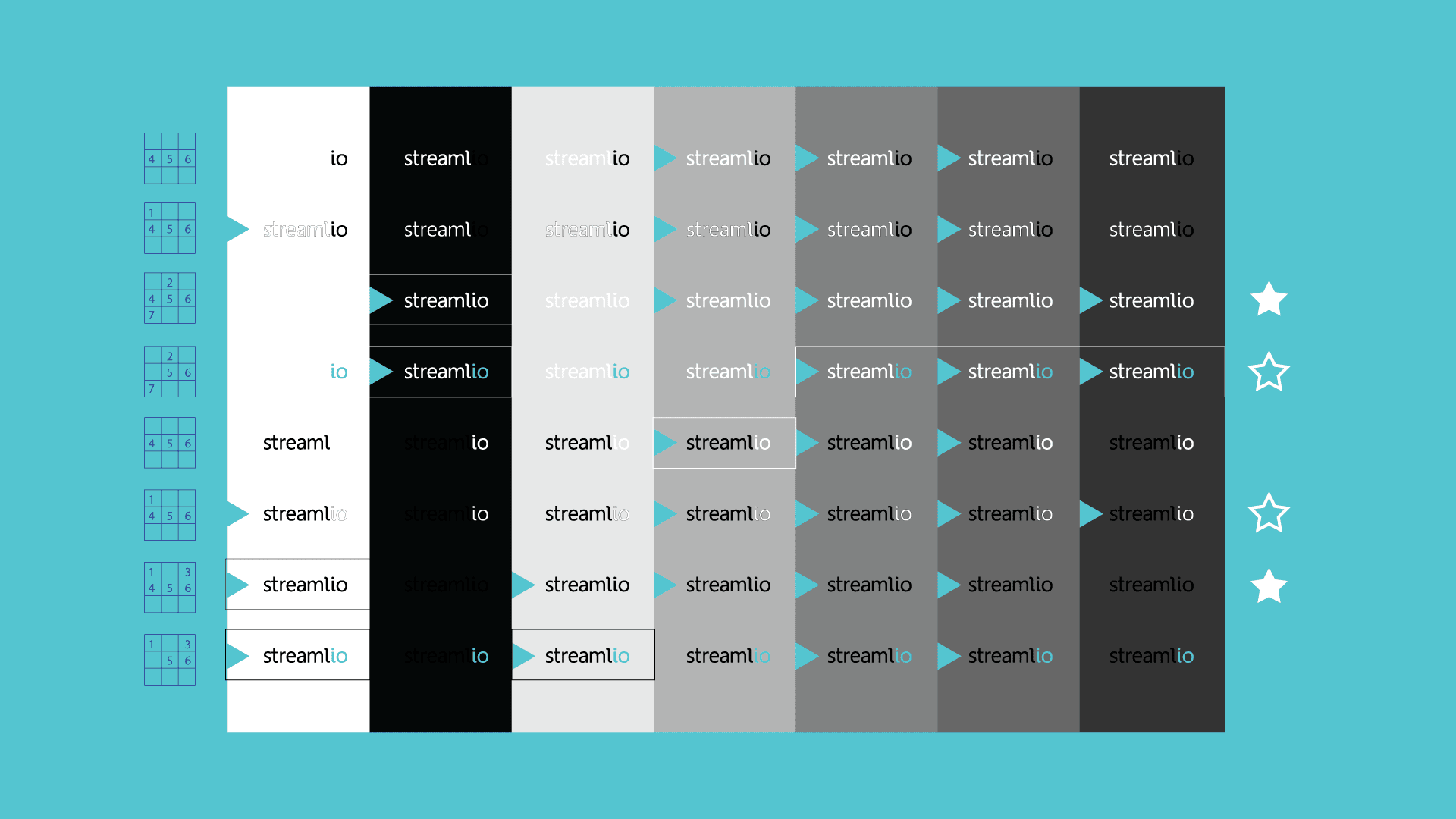 Contrast visibility test